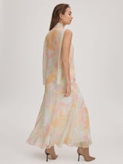 Florere Printed Midi Skirt - Image 1 of 7