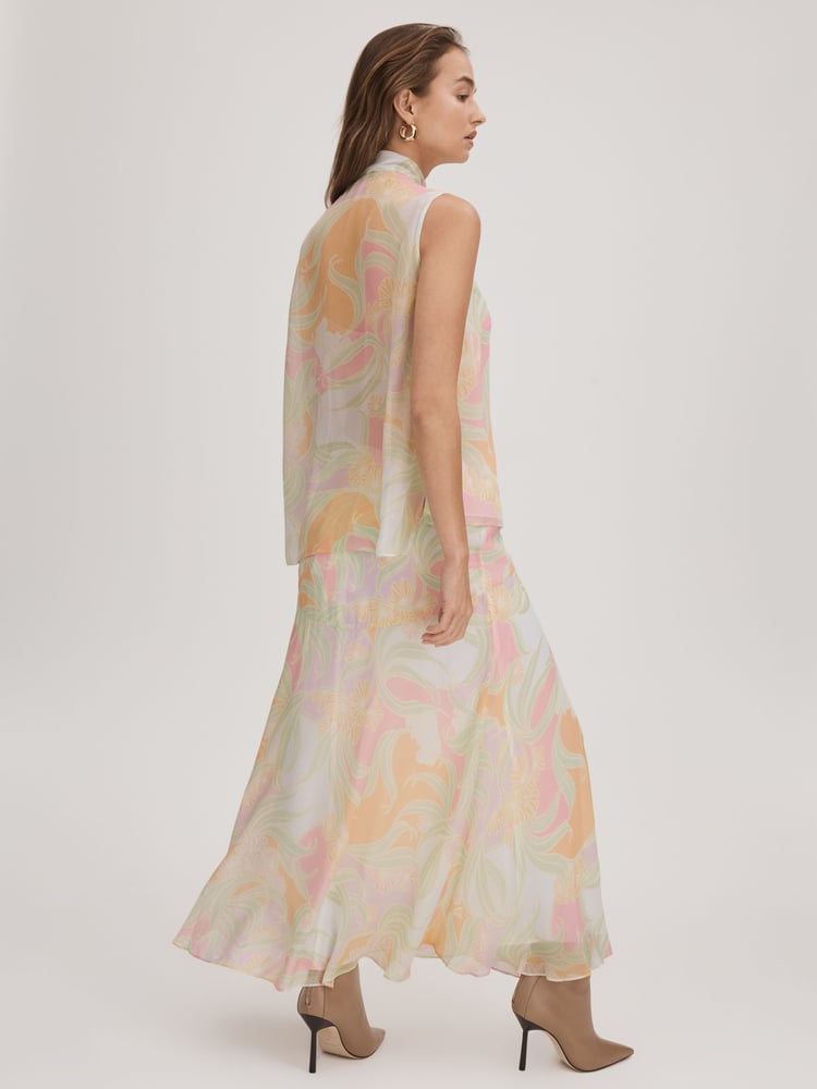 Florere Printed Midi Skirt - Image 1 of 7