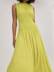 Florere Smocked Waist Midi Dress - Image 4 of 6