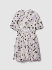 Florere Printed Puff Sleeve Mini Dress - Image 2 of 6