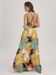 Florere Printed Dual Strap Maxi Dress - Image 5 of 6