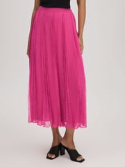 Florere Lace Pleated Midi Skirt - Image 4 of 6