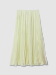 Florere Lace Pleated Midi Skirt - Image 2 of 6