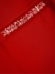 Ted Baker Red Rozlia Ponte Shift Dress - Image 5 of 6