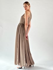Religion Natural Dusk Halter Neck Maxi Dress With Full Skirt - Image 5 of 6