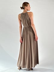 Religion Natural Dusk Halter Neck Maxi Dress With Full Skirt - Image 6 of 6