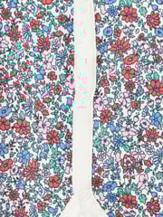 Joules Girls' Razamataz Blue Ditsy Print Cotton Babygrow - Image 4 of 4