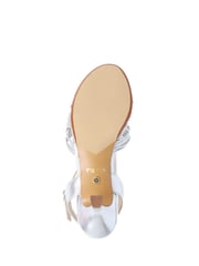 Van Dal Silver Metallic Leather Stiletto Heels - Image 5 of 5