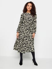 M&Co Black Long Sleeve Smock Dress - Image 1 of 5
