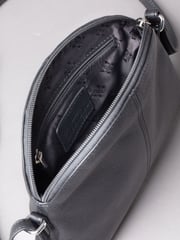 Lakeland Leather Black Elterwater Curved Cross-Body Bag - Image 4 of 6