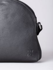 Lakeland Leather Black Elterwater Curved Cross-Body Bag - Image 6 of 6