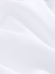 White Slim Fit Trimmed Easy Care Double Cuff Shirt - Image 9 of 9