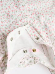 Pink 4 Pack Baby 100% Cotton Sleepsuits (0-2yrs) - Image 6 of 13