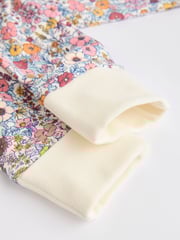 Orange Floral Baby Footless 100% Cotton Sleepsuits 4 Pack (0mths-3yrs) - Image 11 of 12