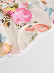Orange Floral Baby Footless 100% Cotton Sleepsuits 4 Pack (0mths-3yrs) - Image 9 of 12