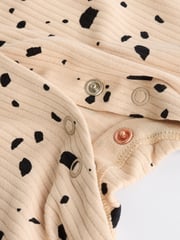 Black and Cream Baby Sleepsuits 4 Pack (0mths-2yrs) - Image 12 of 14