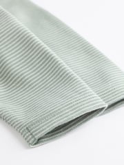 Blue Stripe Long Sleeve Baby Bodysuits 5 Pack - Image 10 of 13