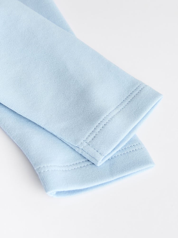 Blue 7 Pack Baby Long Sleeve Bodysuits - Image 10 of 10