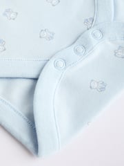 Blue Bear Print Baby Vests 5 Pack - Image 10 of 12