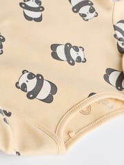 Orange/White Baby Long Sleeve Character Bodysuits 3 Pack - Image 5 of 7