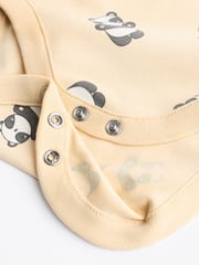 Orange/White Baby Long Sleeve Character Bodysuits 3 Pack - Image 7 of 7