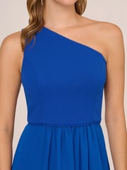 Adrianna Papell One Shoulder Chiffon Gown - Image 4 of 7