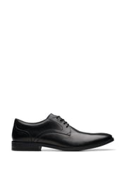 Clarks Black Leather Brandon Lace Shoes - Image 1 of 7