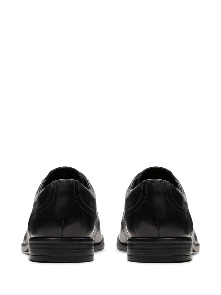 Clarks Black Leather Brandon Lace Shoes - Image 2 of 7