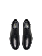 Clarks Black Leather Brandon Lace Shoes - Image 5 of 7