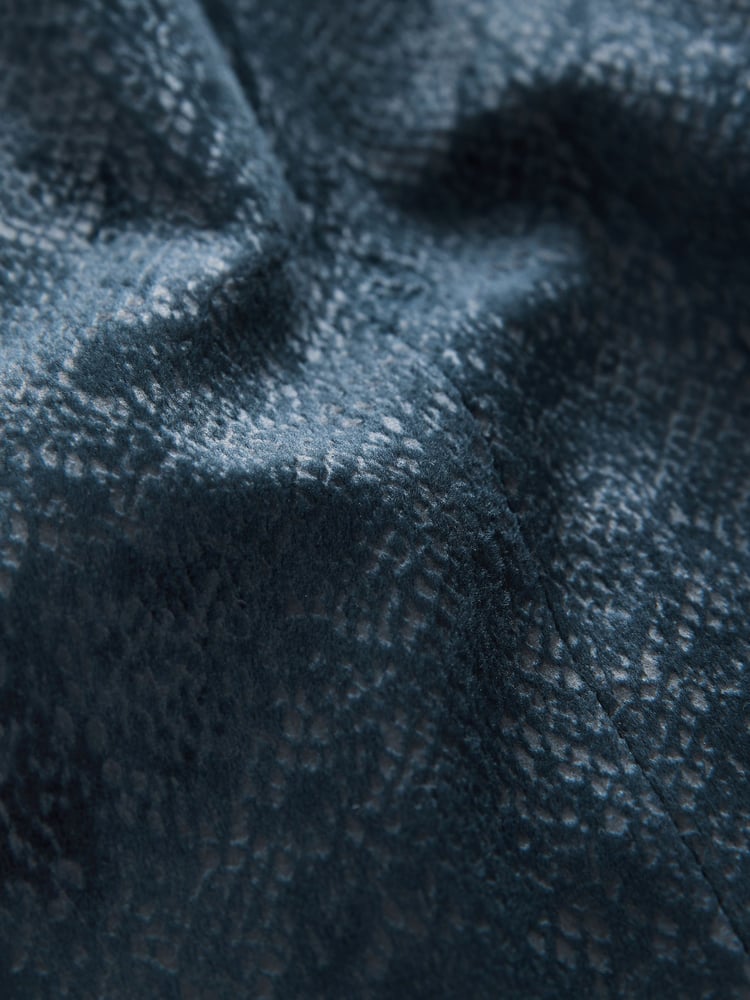 Navy Snake Skin Velvet Jacket (3-16yrs) - Image 9 of 9