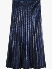 Hush Blue Clio Pleated Sequin Skirt - Image 5 of 5