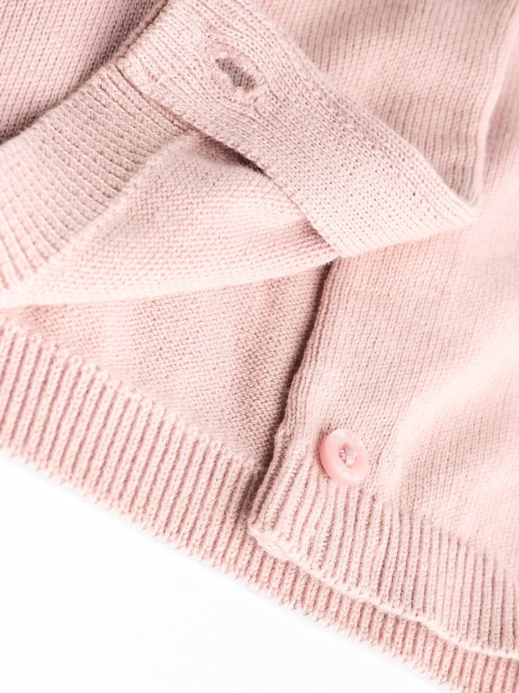 Pink/White 100% Cotton Cardigans 2 Pack (0mths-3yrs) - Image 7 of 7