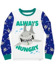 Harry Bear Blue Shark Pyjamas - Snuggle Fit - Image 2 of 3