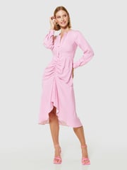 Closet London Pink Pencil Shirt Dress - Image 4 of 5