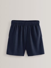 Navy Blue 2 Pack Sports Shorts (3-16yrs) - Image 2 of 3