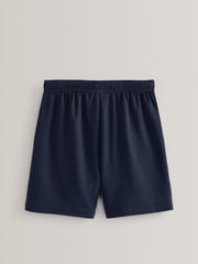 Navy Blue 2 Pack Sports Shorts (3-16yrs) - Image 3 of 3