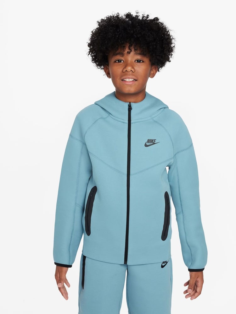 Nike Turquoise Tech Fleece Zip Through Hoodie - Image 1 of 6