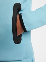 Nike Turquoise Tech Fleece Zip Through Hoodie - Image 4 of 6