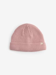 Pink Baby Beanie Hats 2 Pack (0mths-2yrs) - Image 5 of 6