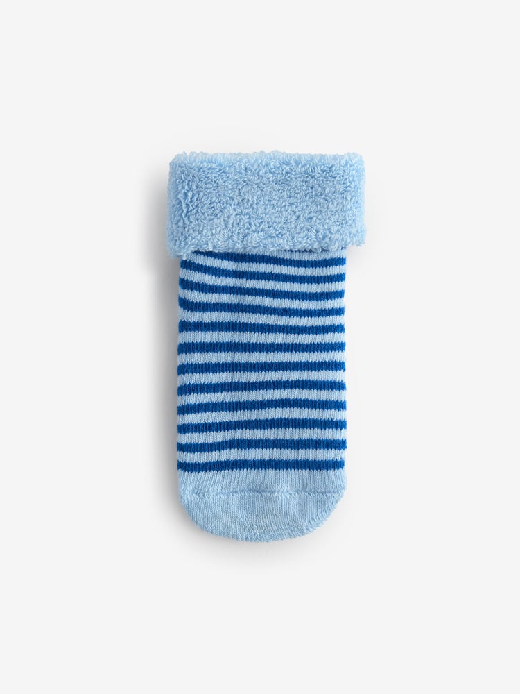 Blue Character Towelling Socks 4 Pack (0mths-2yrs) - Image 5 of 5