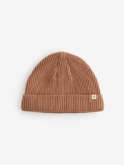 Rust Brown/Sage Green Baby Beanie Hats 2 Pack (0mths-2yrs) - Image 6 of 8