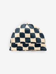 Blue 100% Cotton Jersey Beanie Hats 3 Pack (0-18mths) - Image 4 of 5