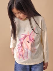 Unicorn Multi Long Sleeve T-Shirts 4 Pack (3-16yrs) - Image 3 of 9
