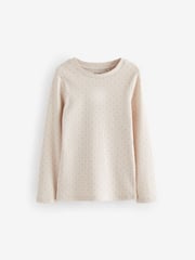 Pink Floral Rib Long Sleeve Tops 4 Pack (3-16yrs) - Image 8 of 11