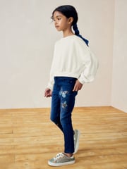 Black/White Boxy Long Sleeve 100% Cotton Sweatshirt 3 Pack (3-16yrs) - Image 3 of 8