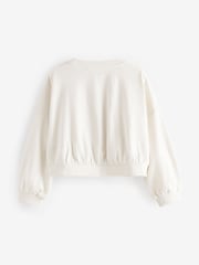 Black/White Boxy Long Sleeve 100% Cotton Sweatshirt 3 Pack (3-16yrs) - Image 7 of 8