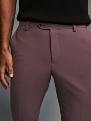 Purple Tailored Fit Motionflex Stretch Suit Trousers - Image 4 of 8
