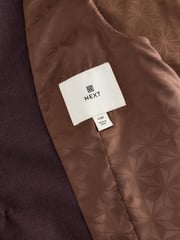 Red Textured Wool Suit: Waistcoat - Image 7 of 9