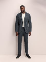 Grey Muscle Fit Motionflex Tech Suit Trousers - Image 2 of 11