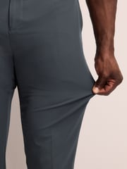 Grey Muscle Fit Motionflex Tech Suit Trousers - Image 5 of 11